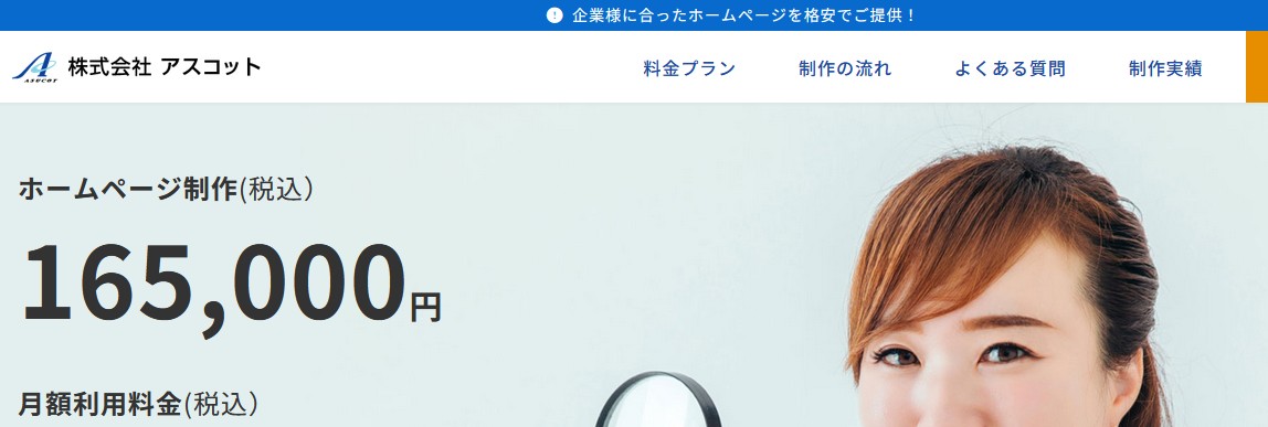 Webのプロと作る宣伝できるホームページ│WPベーシックプラン